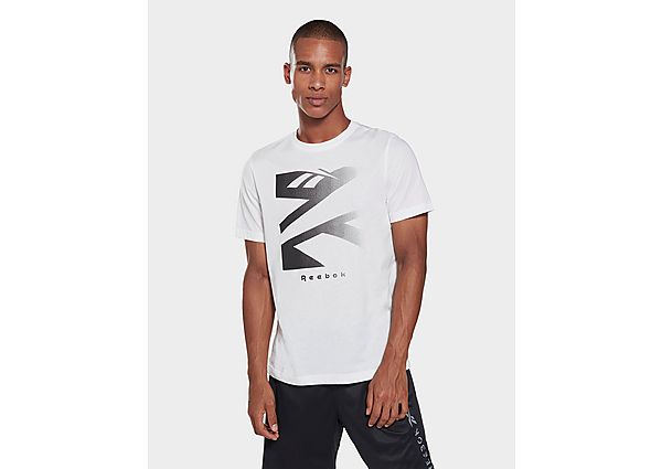 Reebok t-shirt vector fade graphic - White, White