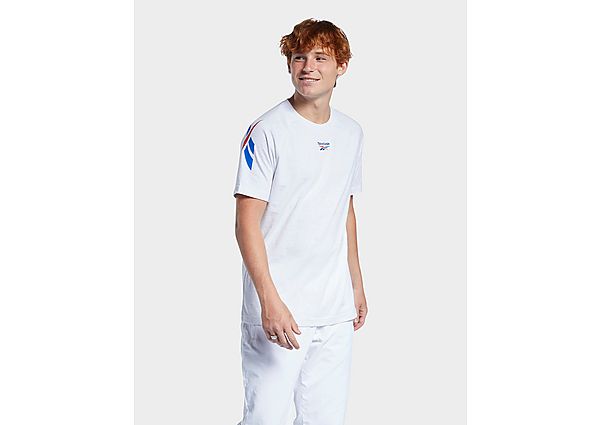 Reebok t-shirt classics vector - White Melange, White Melange