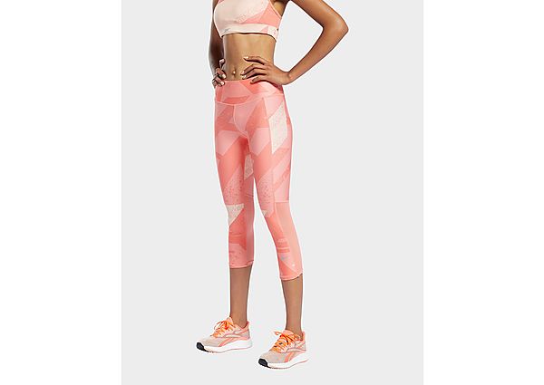 Reebok legging 3/4 avec imprimé intégral run essentials - Twisted Coral, Twisted Coral