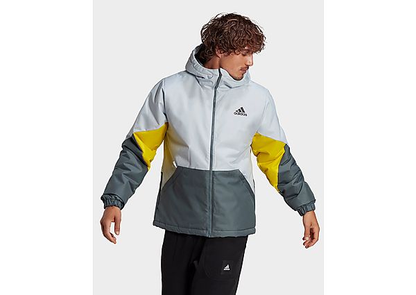 adidas Veste Back to Sport Insulated - Halo Blue / Yellow, Halo Blue / Yellow