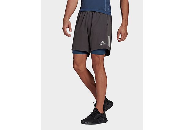 adidas Short Own the Run Two-in-One - Dgh Solid Grey, Dgh Solid Grey