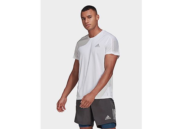 adidas T-shirt Own the Run - White, White