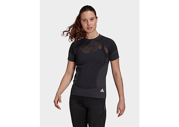 adidas T-shirt Primeknit - Black / Dgh Solid Grey, Black / Dgh Solid Grey