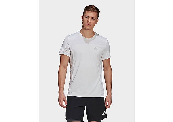 adidas T-shirt HEAT.RDY Running - White, White
