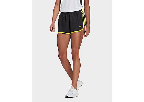 adidas Short Marathon 20 - Black / Acid Yellow, Black / Acid Yellow