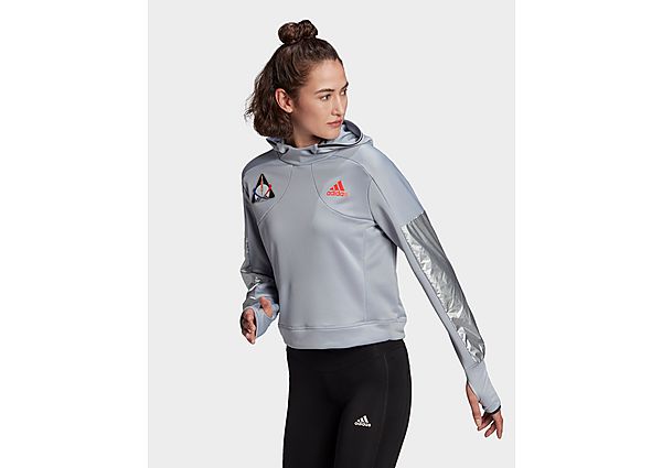 adidas Sweat-shirt à capuche Space Race - Halo Silver, Halo Silver