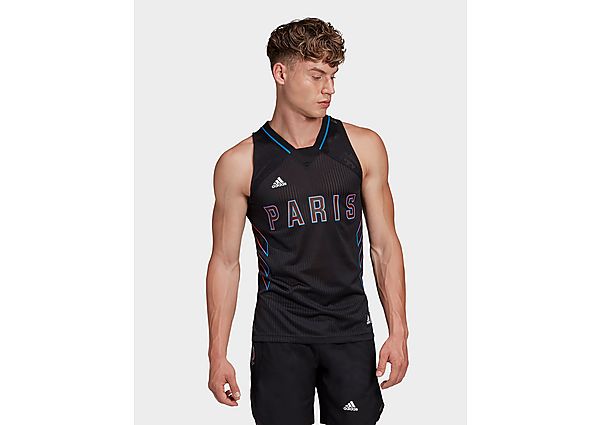 adidas Maillot Extérieur Paris Basketball - Black, Black