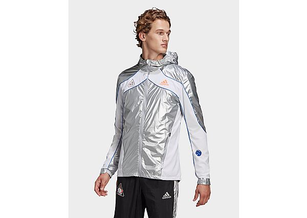 adidas Veste Marathon Space Race - Matte Silver / White, Matte Silver / White