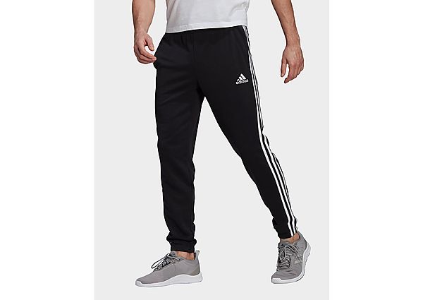 adidas Pantalon Essentials French Terry Tapered 3-Stripes - Black / White, Black / White