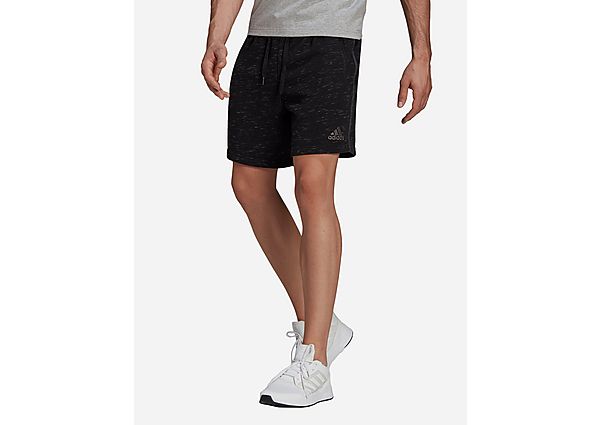 adidas Short Essentials Mélange - Black Melange, Black Melange