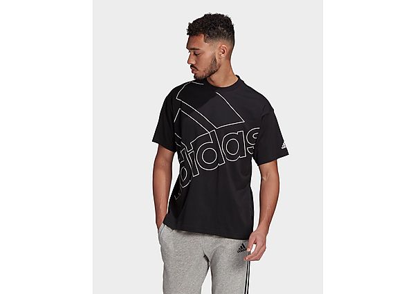 adidas T-shirt Giant Logo (Non genré) - Black / White, Black / White
