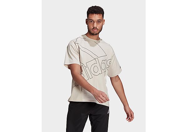 adidas T-shirt Giant Logo (Non genré) - Aluminium / Black, Aluminium / Black