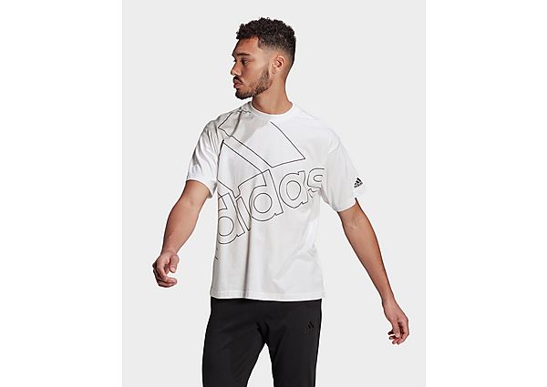 adidas T-shirt Giant Logo (Non genré) - White / Black, White / Black