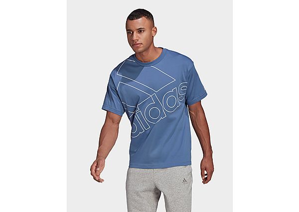 adidas T-shirt Giant Logo (Non genré) - Crew Blue / White, Crew Blue / White