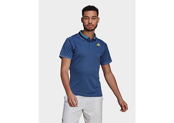 adidas Polo Tennis Freelift Primeblue HEAT.RDY - Crew Blue / Acid Yellow, Crew Blue / Acid Yellow