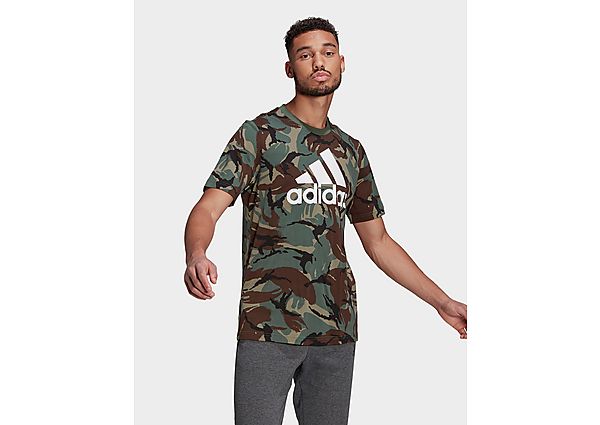 adidas T-shirt Essentials Camouflage - Grey, Grey