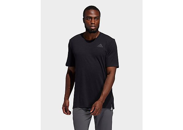 adidas T-shirt City Elevated - Black Melange, Black Melange