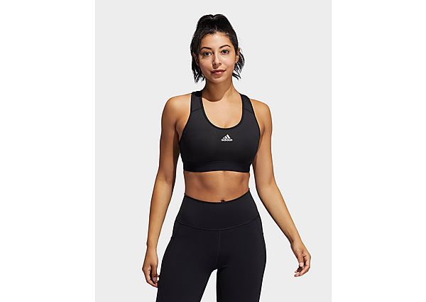 adidas Brassière Believe This Lace-Up - Black / White, Black / White