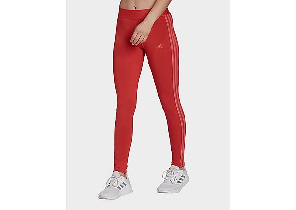 adidas Legging LOUNGEWEAR Essentials 3-Stripes - Crew Red / Hazy Rose, Crew Red / Hazy Rose