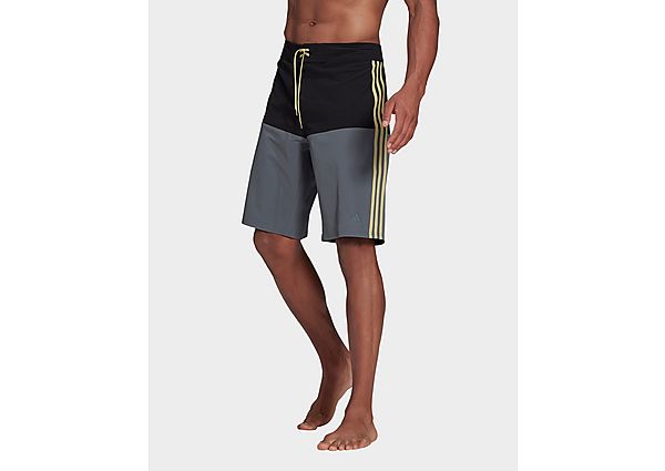 adidas Boardshort Knee-Length Colorblock - Black / Blue Oxide, Black / Blue Oxide
