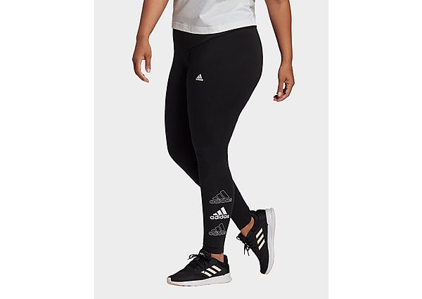 adidas Legging Essentials Stacked Logo High-Rise (Grandes tailles) - Black / White, Black / White