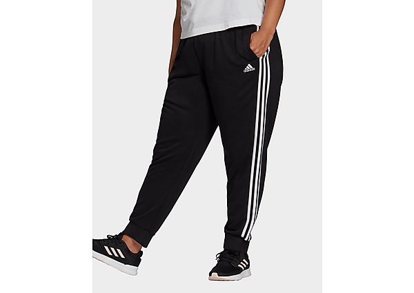 adidas Pantalon Essentials French Terry 3-Stripes (Grandes tailles) - Black / White, Black / White
