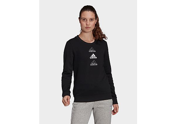 adidas Sweat-shirt Essentials Stacked Logo - Black, Black