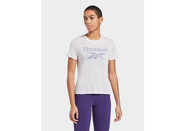 Reebok t-shirt workout ready supremium big logo - Luminous Lilac, Luminous Lilac
