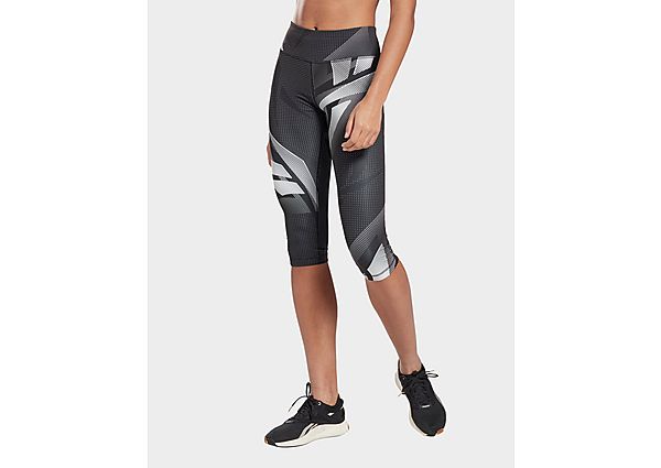Reebok legging 3/4 imprimé myt - Black, Black