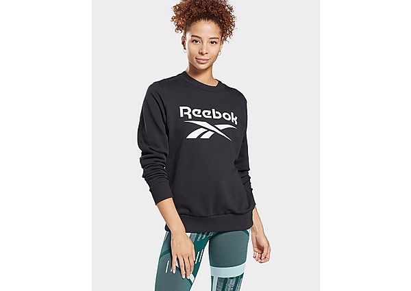 Reebok sweat à col rond reebok identity logo french terry - Black, Black