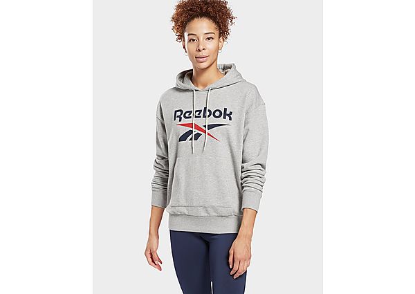 Reebok hoodie molletonné reebok identity logo - Medium Grey Heather, Medium Grey Heather