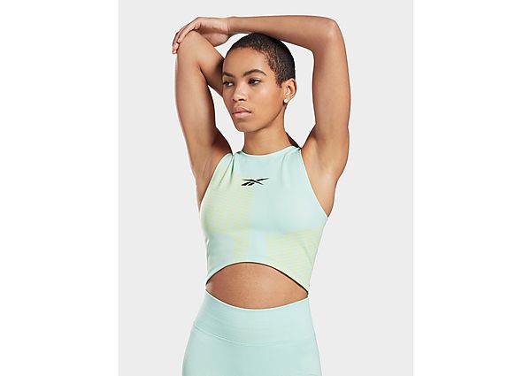 Reebok crop top sans coutures - Digital Glow, Digital Glow