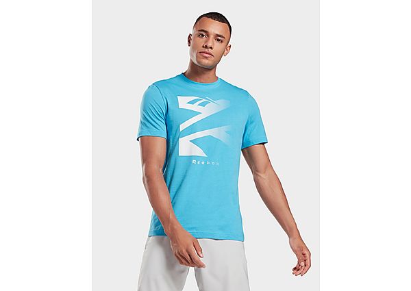 Reebok t-shirt vector fade graphic - Radiant Aqua, Radiant Aqua