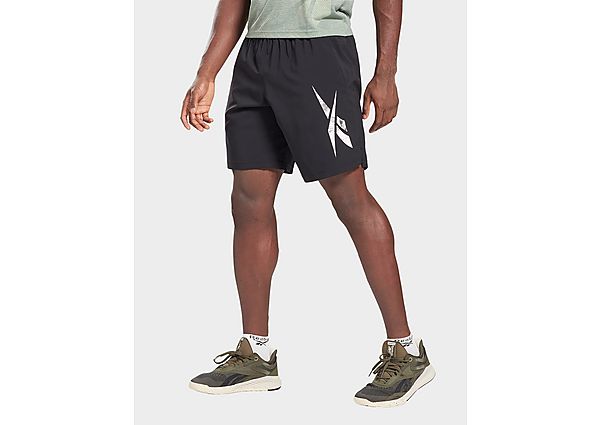 Reebok short imprimé workout ready - Black, Black