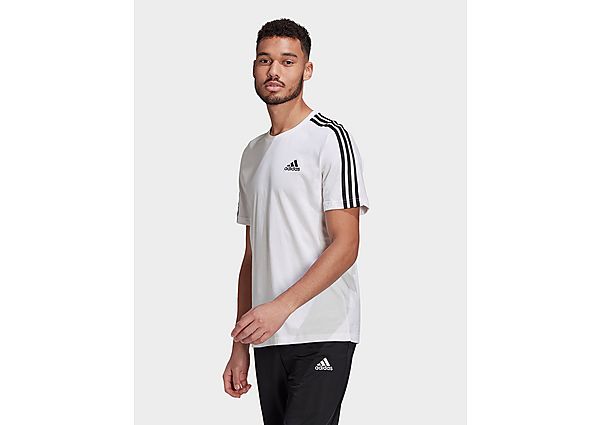 adidas T-shirt Essentials 3-Stripes - White / Black, White / Black