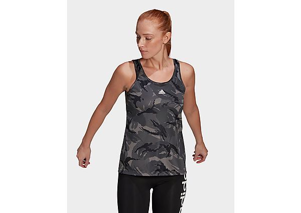 adidas Débardeur AEROREADY Designed 2 Move Camouflage-Print - Grey Six / White, Grey Six / White