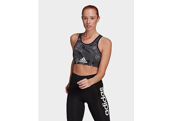 adidas Brassière AEROREADY Designed 2 Move Camouflage-Print - Black / White, Black / White