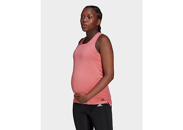 adidas Débardeur AEROREADY Designed 2 Move Sport (Maternité) - Hazy Rose / Black, Hazy Rose / Black