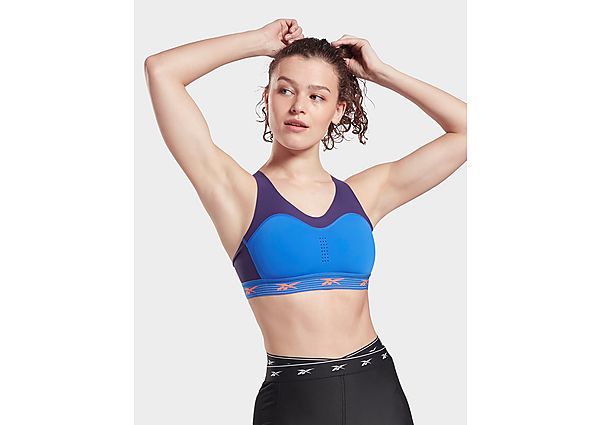 Reebok brassière de sport colorblock reebok puremove+ motion sense - Dark Orchid / Court Blue, Dark