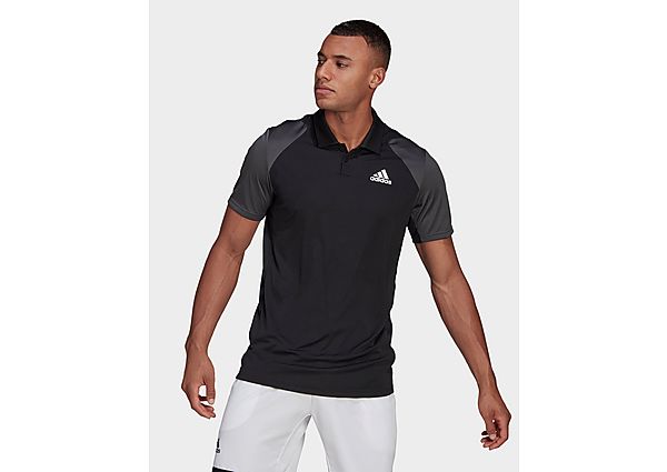 adidas Polo Club Tennis - Black / Grey Six / White, Black / Grey Six / White