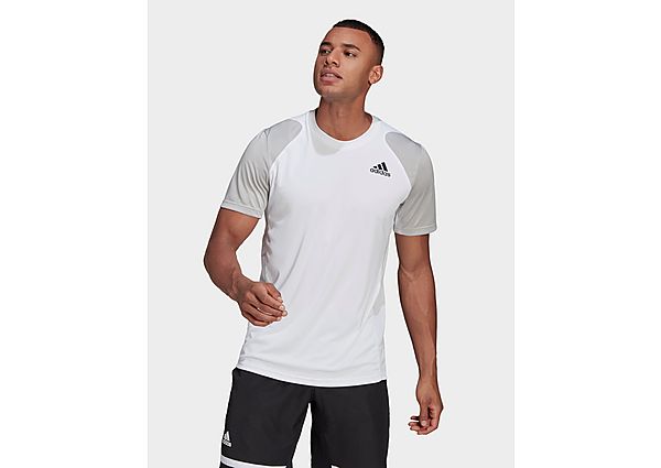 adidas T-shirt Club Tennis - White / Grey Two / Black, White / Grey Two / Black