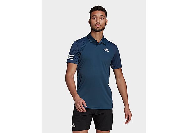 adidas Polo Tennis Club 3-Stripes - Crew Navy / White, Crew Navy / White