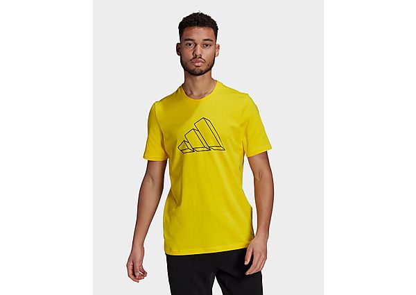 adidas T-shirt Sportswear Graphic - Yellow, Yellow