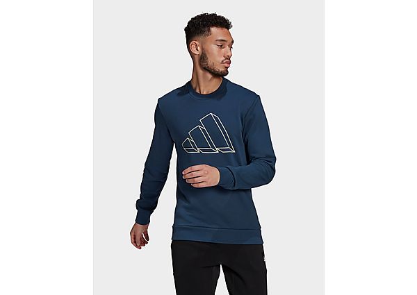 adidas Sweat-shirt Sportswear Graphic Crew - Crew Navy, Crew Navy