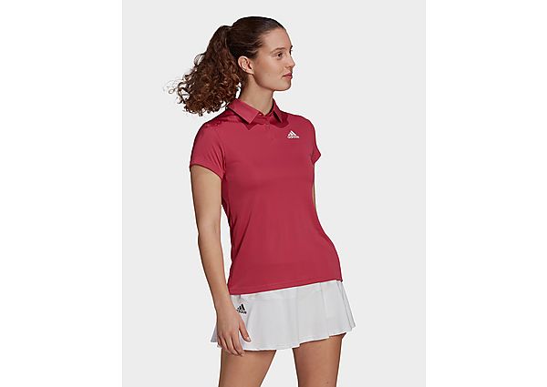 adidas Polo HEAT.RDY Tennis - Wild Pink / Cream White, Wild Pink / Cream White