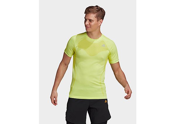 adidas T-shirt Primeknit - Acid Yellow / Hi-Res Yellow, Acid Yellow / Hi-Res Yellow