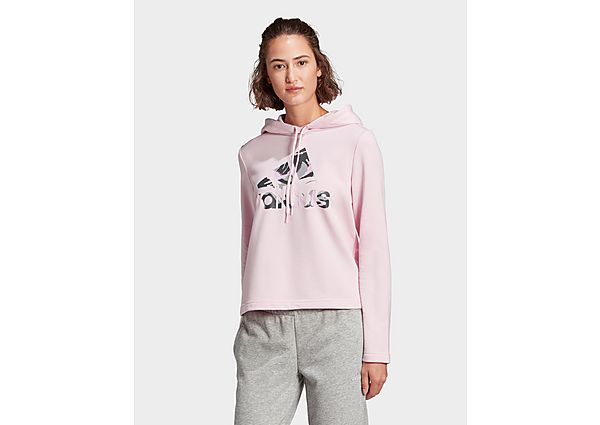 adidas Sweat-shirt à capuche Essentials Camouflage Logo - Clear Pink, Clear Pink