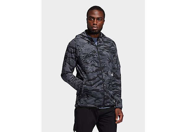 adidas Sweat-shirt à capuche FreeLift Camouflage Training - Black, Black