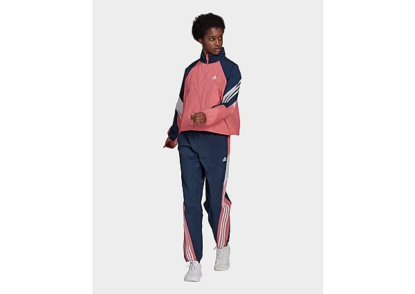 adidas Survêtement Sportswear Game-Time Woven - Hazy Rose / Crew Navy / White, Hazy Rose / Crew Navy