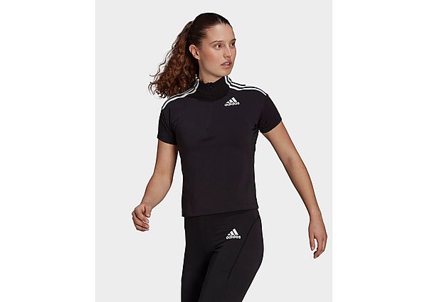 adidas T-shirt Z.N.E. Sportswear Half-Zip - Black, Black